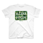 アングラーズデザイン BEATGRAPHICSの654M HIGHカモフラ（緑）Tシャツ Regular Fit T-Shirt