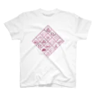 ANKO PRODUCTの和スイーツ井桁仕切 紫 Regular Fit T-Shirt