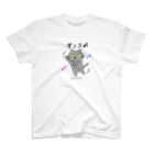 ねこほうチャンネル公式グッズのゆるすぎるクローゼットあけて！ダンスハムちゃん Regular Fit T-Shirt