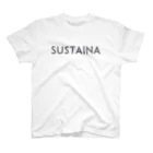 Sustaina ShopのSUSTAINA（ロゴなしグレー文字） スタンダードTシャツ