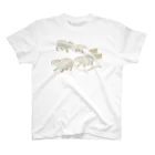 Rockgenのカピバラ一家のほっこりタイム Regular Fit T-Shirt