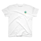 Unknown Paradiseのワンポイント大麻ロゴ Regular Fit T-Shirt