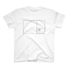 1.618のフィボナッチ黄金螺旋 Regular Fit T-Shirt