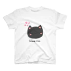 笑う犬のTシャツ屋さんのKiss待ち顔のネコ スタンダードTシャツ