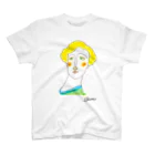 工房KOME kijiworks（Bottega KOME kijiworks）のfaces-1 スタンダードTシャツ