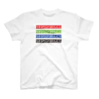 アングラーズデザイン BEATGRAPHICSのBEATGRPHICSロゴTシャツ（淡色生地 RGBK） スタンダードTシャツ