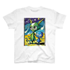 Paonのズーの可愛い宇宙人 スタンダードTシャツ