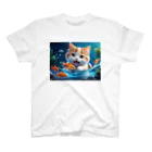 〜たけしゃんのお店〜のネコの幸せ③ Regular Fit T-Shirt