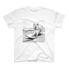 柴犬屋の柴犬サーフィン Regular Fit T-Shirt