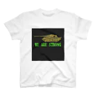 T&Y militaryのドット絵戦車　WE ARE STRONG スタンダードTシャツ