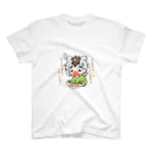 きむらときどきのハンバーガー食べるのへたくそヤツ スタンダードTシャツ