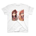 ＣＨＡＮＣＨＩ♪の制服少女アイドルユニットTwin スタンダードTシャツ