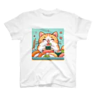 zuuu-の☆す☆し☆ね☆こ☆ スタンダードTシャツ