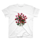 24_Redpink  visual calendarのRedpink 26 Roses スタンダードTシャツ