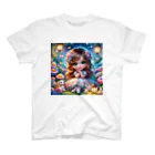 ZUCCOの星空の下の夢見る少女 Regular Fit T-Shirt