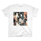 にょらやま堂のmodern cat's Regular Fit T-Shirt