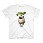 パグの世界のパグ×野菜シリーズ　パグっコン スタンダードTシャツ