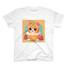 グアムドッグホテルズセレクトショップのスイーツ大好きな子猫ちゃん スタンダードTシャツ