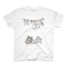 やとりえ-yatorie-の晴れの日のハチワレ スタンダードTシャツ