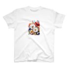 Lemon teaのたくさんの花々を スタンダードTシャツ