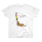 いも虫犬の５段アイス×ダックス Regular Fit T-Shirt