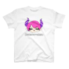 サキュバスのPetaru-chan💮100点ぺたっとのぺたるのお絵描き顔面Tシャツ スタンダードTシャツ