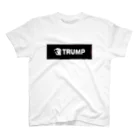 TRUMPの黒　TRUMPロゴ（タグデザイン） スタンダードTシャツ