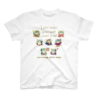 まる工房の干支・七福神まんまる辰 Let's make your wish come turue Regular Fit T-Shirt