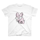 imoの【めがてんしりーず】うさぎょん スタンダードTシャツ