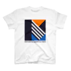 MFSFの"M" Orange and blue. スタンダードTシャツ