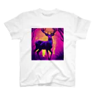 ZeroCreativeのネオンな鹿 Regular Fit T-Shirt