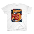 パブリックドメインさんのチャールズ・デムス charles demuth No5 金のNo.5 スタンダードTシャツ