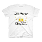 monkeyGのNO Beer　NO Life スタンダードTシャツ