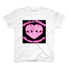 Ａ’ｚｗｏｒｋＳのSKULLTWINS HEARTSHAPE BLK Regular Fit T-Shirt