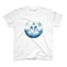 SaunaSplashArt サウナスプラッシュアートの水風呂デザイン３ スタンダードTシャツ