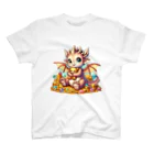 ピクセルパレットの可愛い龍4 スタンダードTシャツ