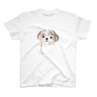 hanapecha_wannyanのシーズーちゃんおすましポーズ スタンダードTシャツ