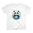 waterpandaの水中のパンダ スタンダードTシャツ