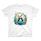 waterpandaの水辺のパンダ スタンダードTシャツ