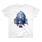 honoka_tのサメフードの美少女 スタンダードTシャツ