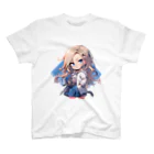 honoka_tの金髪ちびキャラ美少女 スタンダードTシャツ