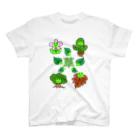 みらケロの草属性のカエルたち スタンダードTシャツ