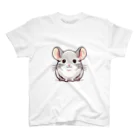 もふっとチンチラ🐭のチンチラ（シナモン） スタンダードTシャツ