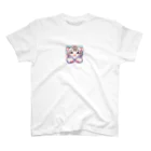 あにまるずのほわいとたいがー スタンダードTシャツ