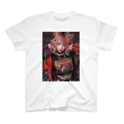 KAMIBUKROの鬼かわいい獣耳美女 Regular Fit T-Shirt