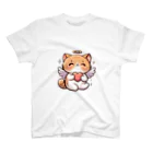 Rapport_yukikaの＊猫ちゃん天使＊ハート Regular Fit T-Shirt