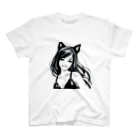 レイカランクの猫ガール スタンダードTシャツ
