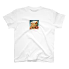 motsunabeeの本物のサンドウィッチ, cute design, top rank, must buy スタンダードTシャツ