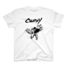 Choice The Curry ボツ案販売の空手とカレーライス　黒一色 ver. スタンダードTシャツ