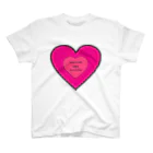 ここらいふのLOVETHELIFEYOULIVE -pink- スタンダードTシャツ